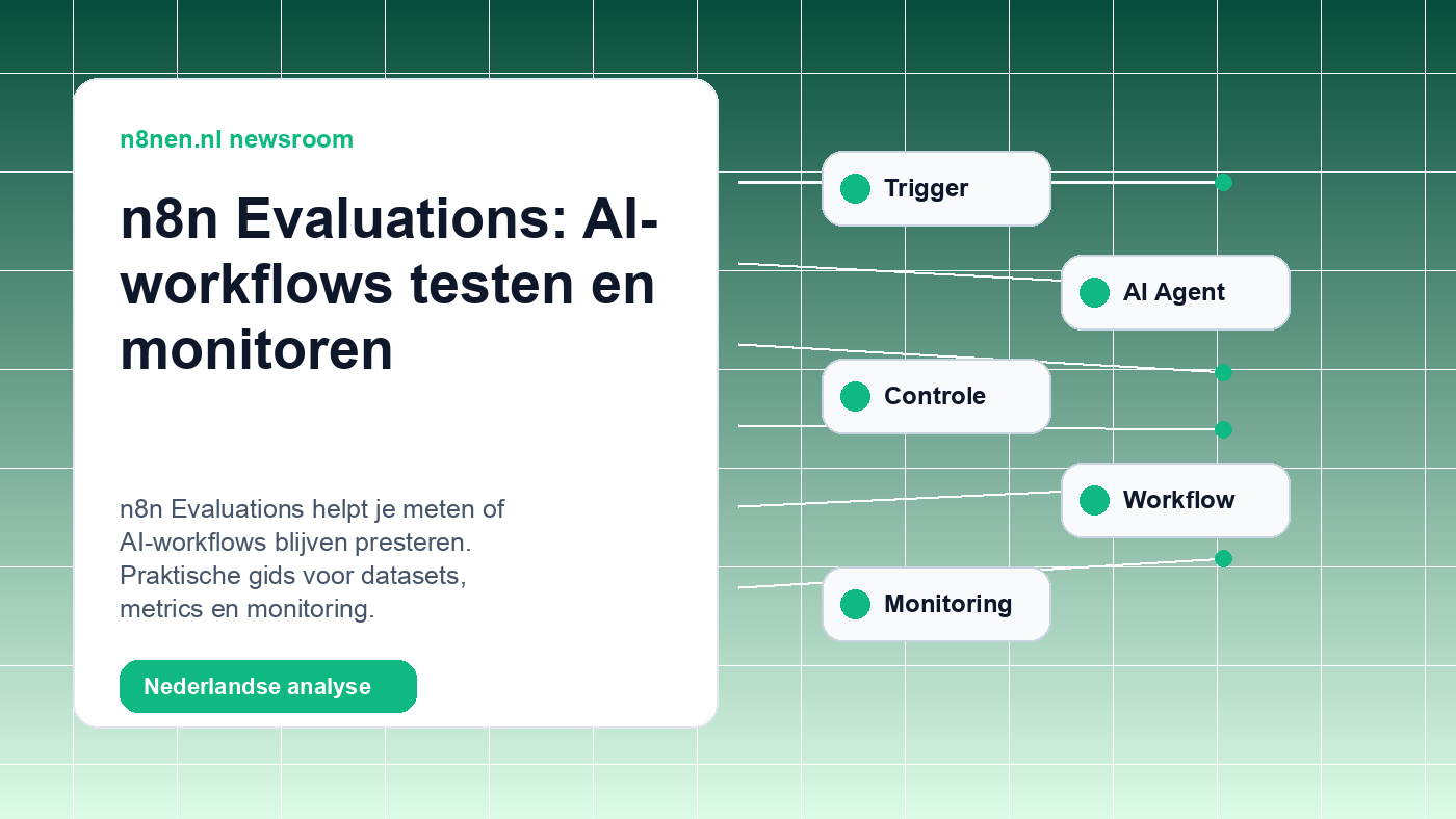 n8n Evaluations: AI-workflows testen en monitoren