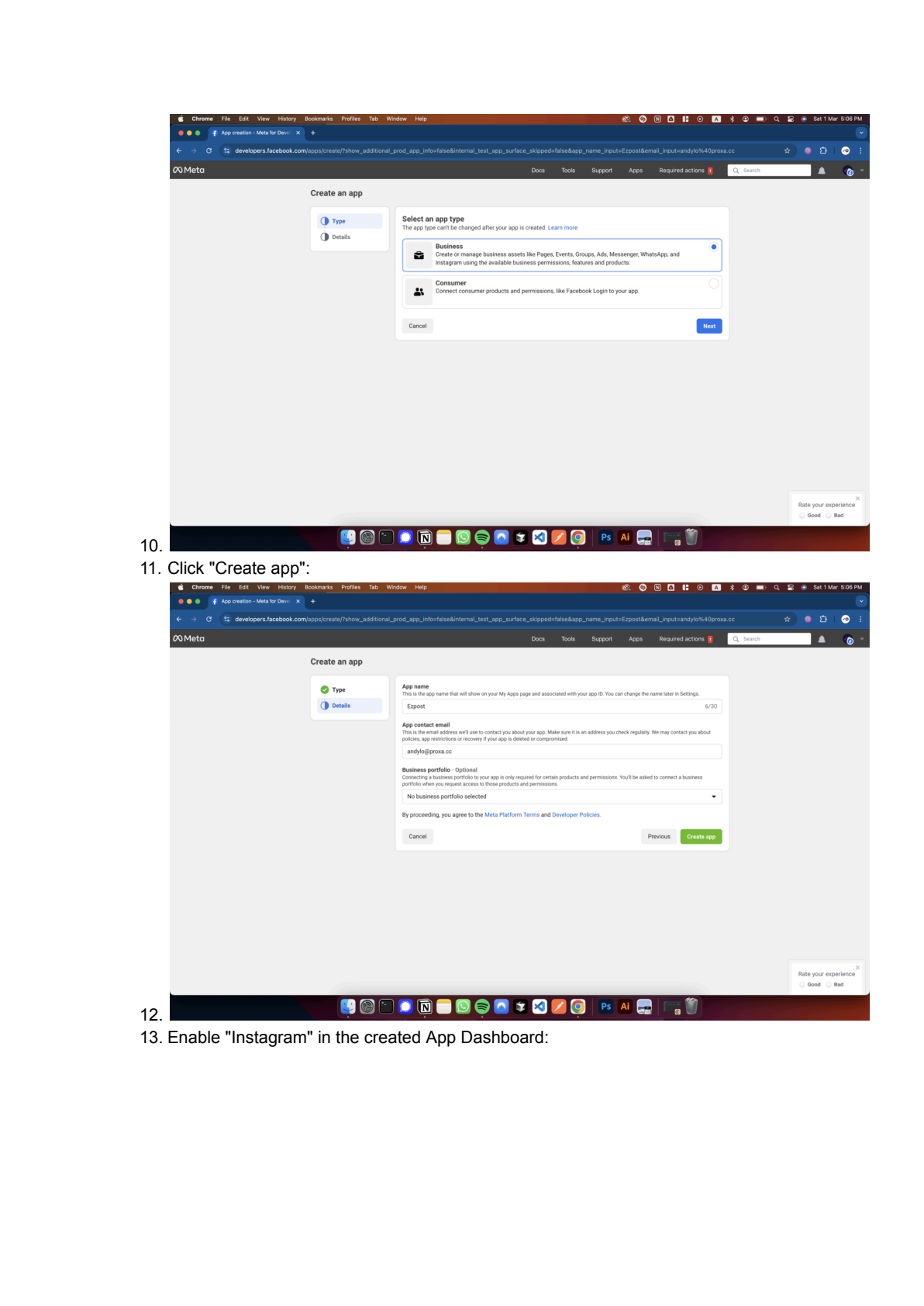Instagram Graph API instellen in n8n afbeelding 3