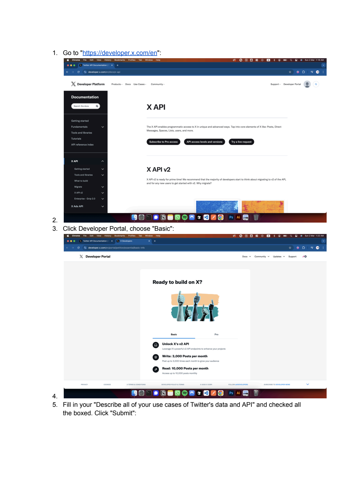 X (Twitter) API instellen in n8n afbeelding 1