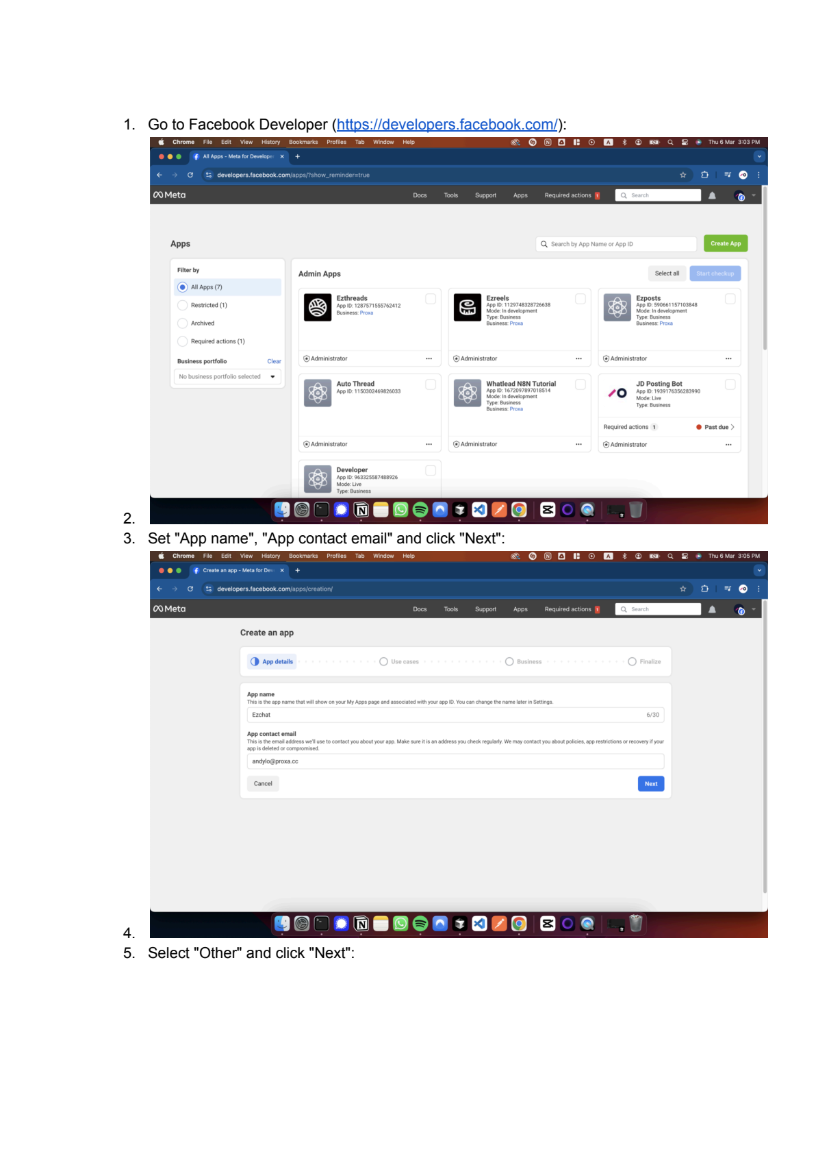 WhatsApp API instellen in n8n afbeelding 1